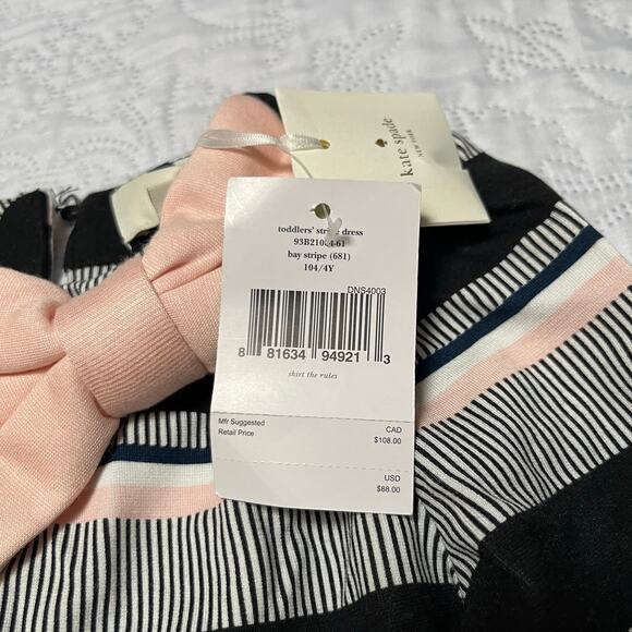 NWT Kate Spade Bow Dress Size 4 - Picture 5 of 8